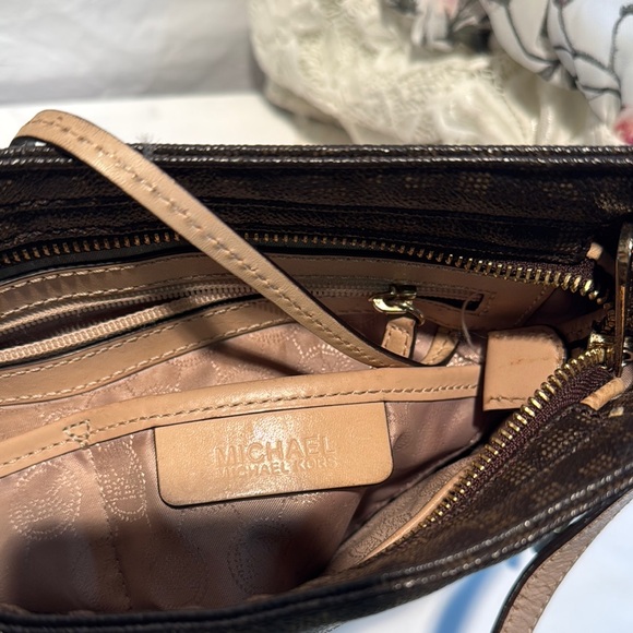 Michael Kors Dark Brown Crossbody Bag - Picture 10 of 16